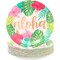 48-Pack Aloha Hawaiian Paper Plates, Luau Birthday Party Decorations (9 in)